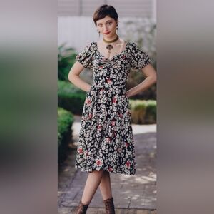 Trashy Diva 1934 Floral L'amour Puff Sleeve